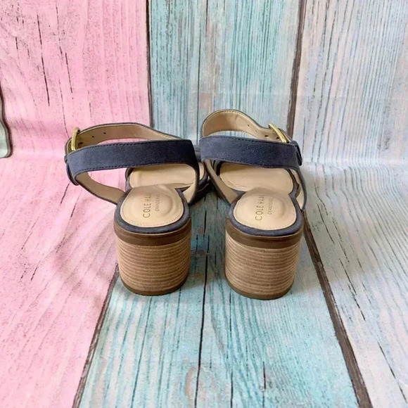 Cole Haan strappy sandals block heel - Picture 7 of 12